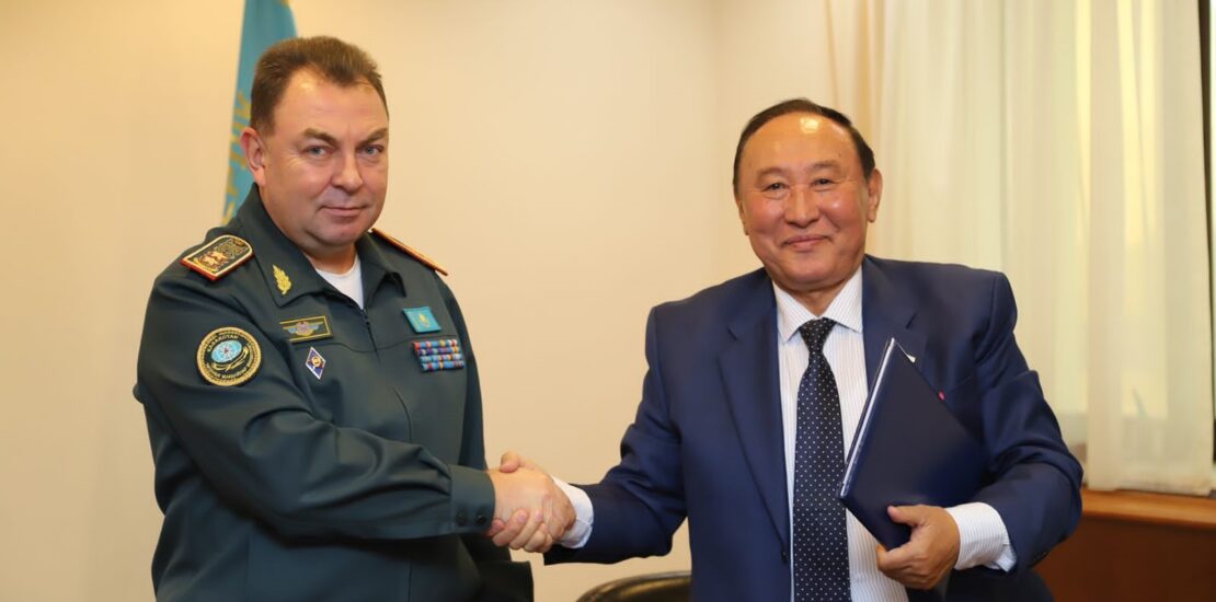 Красный Полумесяц Казахстана и Министерство по чрезвычайным ситуациям РК в подписали меморандум.